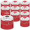 EVOCAMP 10X Cartouches de gaz Propane Butane 300g, Valve à vis avec Filetage européen 7/16, Cartouches à Valve 539ml avec Fermeture de sécurité Automatique