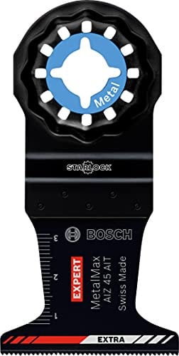 Bosch 1x EXPERT MetalMax AIZ 45 AIT Tauchsägeblätter (für Stahl, Edelstahl, Breite 45 mm, Professional Zubehör Multifunktionswerkzeug)
