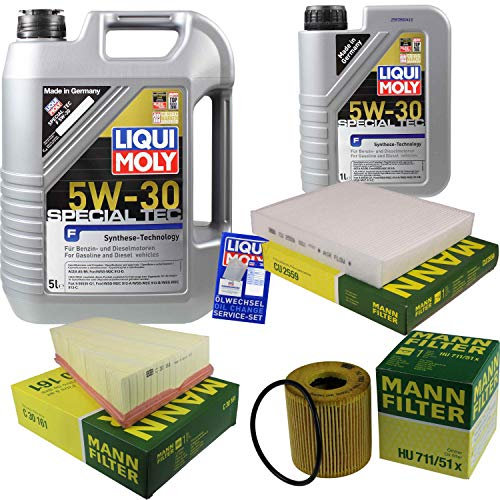 Inspektionspaket 6L LM SpecialTecF 5W-30 + MANN Filterpaket 9804828