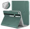 DTTO Nuovo iPad 9,7 pollici 5a e 6a generazione 2018/2017 custodia in pelle con supporto per Apple iPad 9,7, adatto anche iPad Pro 9.7/Air 2/Air, verde notte