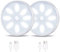 DSLIHA 2 Pack LED Night Light with Motion Sensor, LED Cabinet Lighting, USB Rechargeable Light with Auto/On/Off Modes Intelligent Interior Lighting