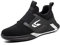 HLPGZL Sicherheitsschuhe Herren Leichte Arbeitsschuhe Damen rutschfeste Atmungsaktive Stahlkappenschuhe Schutzschuhe Schwarz 42