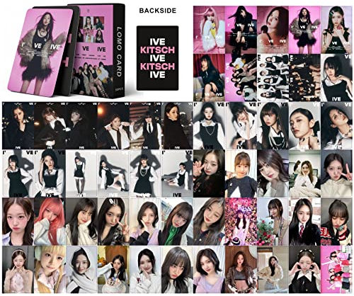 55Pcs IVE Lomo Card Fotokarten IVE I'VE IVE Neues Album Lomo Karte IVE 2023 Mini Fotokarten IVE Poster Cards Geschenk für Fans