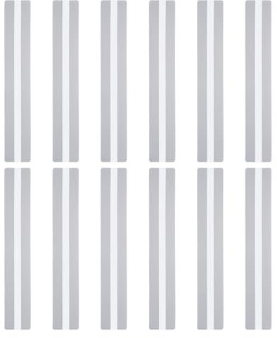 PATIKIL Guided Reading Strips, 12pcs Tracking Highlight Colored Overlay Bookmark Reduce Visual Stress Teacher Teaching Supply for Classroom, Clear
