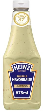 Heinz Trüffel Mayonnaise mit Trüffelstückchen 875ml Squeezeflasche