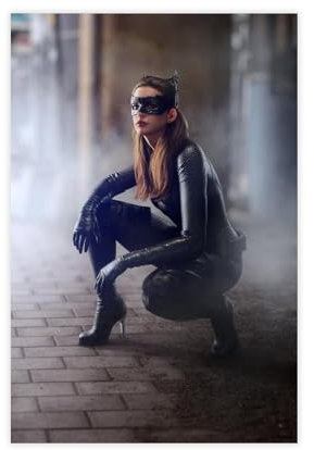 Catwoman Poster (9) Leinwand Poster Wandkunst Dekor Druck Bild Gemälde für Wohnzimmer Schlafzimmer Dekoration ungerahmt 30 x 45 cm