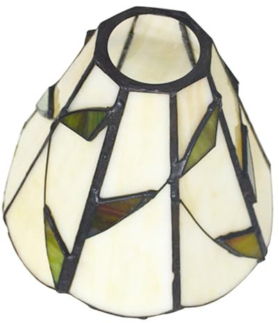 UPKOCH Abat-jour En Verre Coloré, Remplacement D'abat-jour Pour Lampe E27, Diamètre 4,2 Cm, Couleur Beige Crème, Cache-applique Murale Décoratif, Adapté Suspendre Et Lustre, Usage Maison Et Hôtel