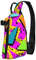 XVBCDFG Retro 80S 90S Sling Bag Brust Schulter Rucksack für Männer Frauen Crossbody Taschen für Reisen, siehe abbildung, Einheitsgröße