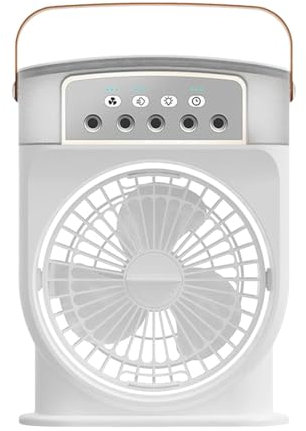 Ventilador con pulverizador de agua, ventilador con pulverizador de agua, ventilador de pulverización de agua ajustable, ventilador refrescante con niebla, ventilador de pulverización de agua portátil