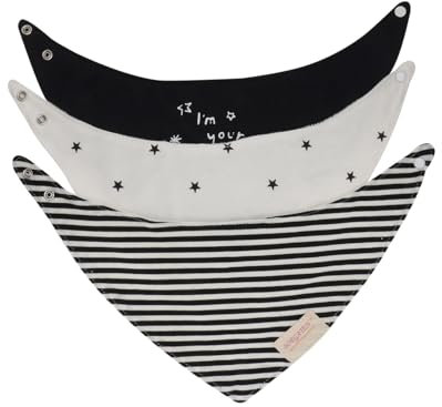 RORPOIR 3 Stück Dreieckstuch Lätzchen Versorgung Für Neugeborene Baumwoll Lätzchen Essens Sabber Handtuch Speicheltuch Wasserdichtes Säuglings Lätzchen Wasserdichtes Lätzchen