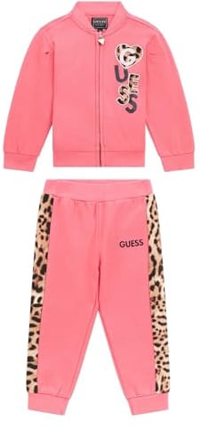GUESS Tuta per Bambine e Ragazze Rosa 7 Anni (122cm)