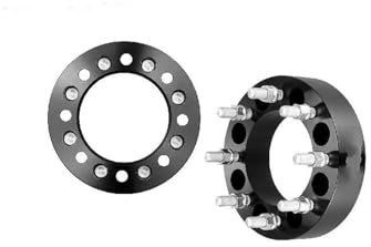 Spurverbreiterungen Spurverbreiterungen 8 X 6,5, 2 Stück Radadapter 8 Geschmiedete Laschen, 9/16-18 Bolzenabstandshalter Für Dodge Ram 2500 Ram 3500 1994-2011 Auto Distanzscheiben Mit(2inch 78.1mm)