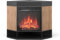 Vicco Elektrokamin Lynea, Schwarz, 100 cm mit realistischem Flammeneffekt und Heizung 1800W