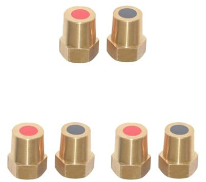 3 set 2pack/lot Battery Pole Adapter Battery Pole Adapters Battery Terminal Connector Brass Connector Battery Pole Adapter M8 M6