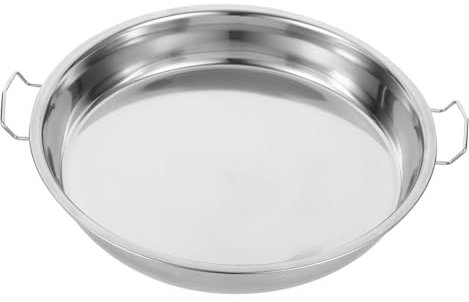 FUNOMOCYA liangpi vaporera electrica microondas rojo fritura antiadherente escaldado Buque de vapor cacerola sartenes plato de frutos secos bandeja de desayuno Acero inoxidable