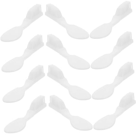 KOCKSHION 24stücke Kurze -zahnbürste Mit Kompaktem Kopf Einwegzahnbürsten Aus Weiche Borsten Für Insassen in Gefängnissen Und Psychiatrischen Einrichtungen