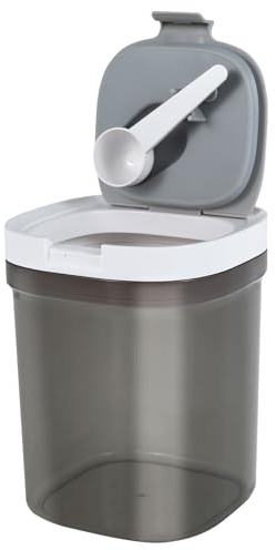 GWCYMYD Airtight Formula Container, 1300 ML Coffee Bean Storage Container with Lid & Scoop BPA Free Plastic Kitchen Food Storage Container for Ground Coffee, Spices, Herbs, Candy, Snacks (1300ml)