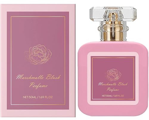 Pink Blush Shams Al Emarat Khususi Eau de Parfum Spray - 50 ml, Perfume de rubor de malvavisco para mujeres, perfume romántico y dulce, fragancia de vitalidad de fresa (1PC)