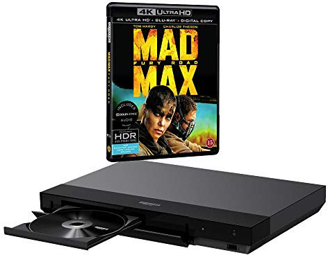 Sony UBP-X700 MULTIREGION Blu-ray Player Bundle with Mad Max Fury Road Ultra HD 4K Blu-ray Disc