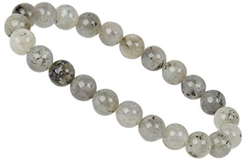 ELEDORO Chakra Armband 8 mm - Edelstein Stretcharmband | ELEDORO: handgefertigte 8-mm-Edelsteinarmbänder, 19 cm - besondere Auswahl für Yoga, Meditation und Achtsamkeit