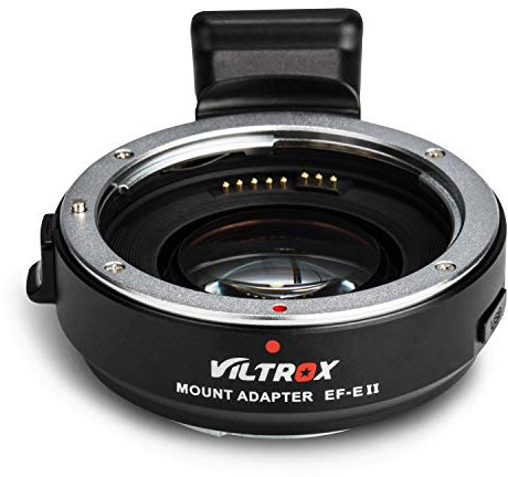 VILTROX EF-E II Autofokus Adapter 0,71x Fokusreduzierer Speed Booster für Canon EF Objektiv auf Sony Alpha E-Mount Kamera A7 A7R A7S A7II A7III A7RIII A9 A6600 A6400