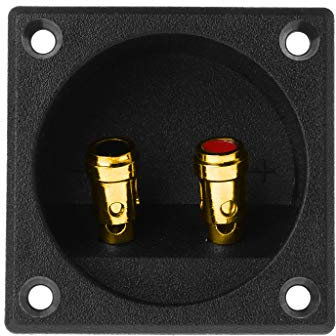 Xuniu Connettore Terminali a Tazza 270 Parti Express Morsetti a Doppio Attacco Twist Gold Banana Jacks Box subwoofer ad Incasso