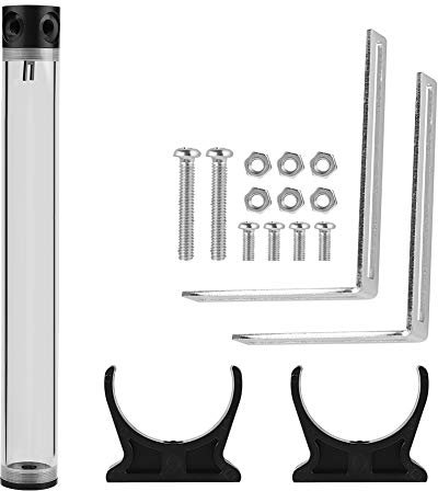 Yoidesu CPU Kühlung Wärmetauscher Wasserpumpe 50mm Durchmesser Zylinder Wasserkühlung G1/4 Gewinde Computer DIY Zylinder Wasser für CPU Kühlung Mehrere Längen (400mm)
