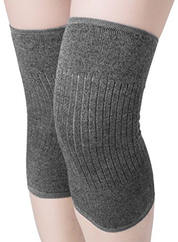 Scaldamuscoli termici in maglia per ginocchia artritiche, fascia di supporto per la notte, sollievo dal dolore, scaldano le ginocchia, ideali per yoga, corsa, allenamento, ciclismo, passeggiate