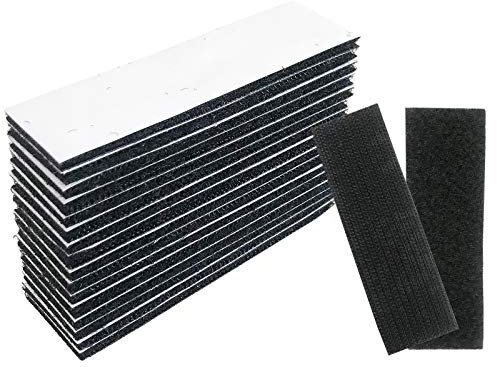 16 cintas de doble cara resistentes, cinta adhesiva de gancho y bucle, almohadillas adhesivas extra fuertes de doble cara, no más tiras de clavos para fotos, metal, rectangulares.