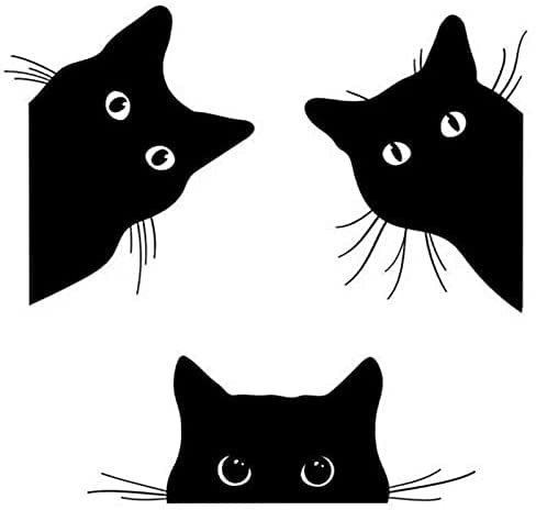 3 Stück Peeking Katzen Metall Stanzformen, YunTrip Tiere Katze Stanzformen Schablonen für DIY Scrapbooking Fotoalbum Dekorative Papier Basteln Karten Making Supplies