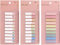 CICILIAYA 600 Stücke Datei Index Tabs Repositionierbare Tabs Klebrig Beschreibbare Flaggen zum Beschriften und Organisieren von Dokumenten, Papieren, Einreichung, Buch, Ordner Sticky Notes (Color-A)