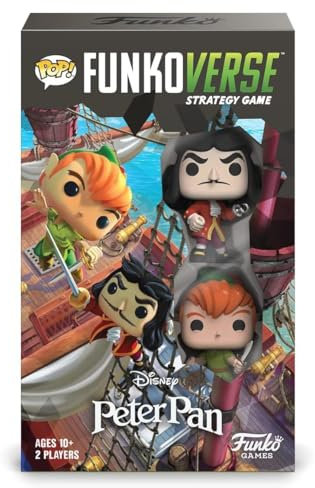FUNKO GAMES Funko - Funkoverse: Peter Pan 100 2-pack - Marvel Comics - Light Strategy Board Game for Children & Adults (Ages 10+) - 2-4 Players - Collectable Vinyl Figure - Gift Idea