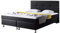 Inter Boxspringbett Dallas 180x200 Webstoff Anthrazit mit intergriertem Topper Typ 6