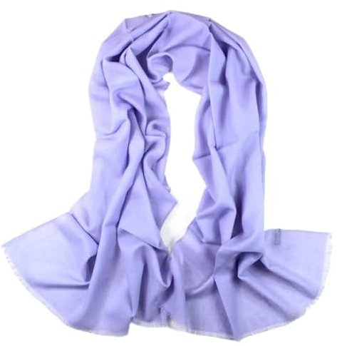 Kaschmirschal Herren, Tücher Damen Winter Scarf Helles Lila Langer Streifen Halstuch 180x65CM Weich Warm