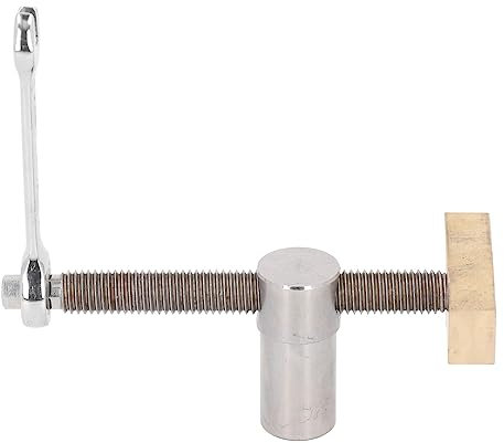 YWBL-WH 2 Pezzi Clip Tavolo per la Lavorazione del Legno Banco Lavoro Regolabile Falegnameria Strumento per Falegname Morsetto Fisso Rapido Morsetto in Ottone Morsa Banco (Cane banco Rosso)