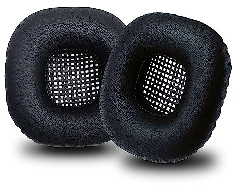 QeeFop 1 Paio Cuscinetti Cuffie Compatibile con Marshall Major 1 Major 2 Major i Major ii (Nero)