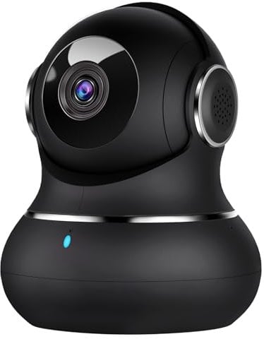 litokam 5MP Überwachungskamera, Babyphone mit Kamera Unterstützt 5G/2.4GHz, 360 Grad WLAN Kamera Überwachung Innen mit Bewegungserkennung, Nachtsicht, Cry Detection, mit APP, Alexa