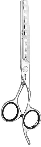 JAGUAR Forbici da modellare HERA 6.25 | forbici per texturizzazione con 48 denti sfollati con taglio prismano | in design a crane con gancio forgiato | lucidate | Made in Germany