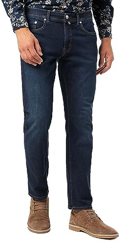 Pierre Cardin Herren Jeans Lyon Tapered | Männer Hose | Tapered Fit | Light Brown Used Buffies Washed