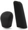 comunica Juego de 2 fundas para pomo de cambio de coche y funda para palanca de freno de mano de silicona, universal y resistente al desgaste, accesorios de coche para mujer y hombre