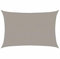 VidaXL Toldo de Vela Rectangular HDPE Gris Claro 3x4,5 m - Vela de Sombra Solar para Patio 160 g/m²