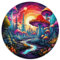 Puzzles Games Mushroom City Puzzle for Adults 1000 Pieces 67.5x67.5cm Game Toys for Family Puzzles Gift Difficult Hard Jigsaw Puzzles for Women Men