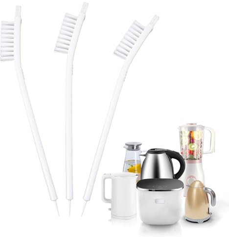 3 Pcs Small Cleaning Brush 3 in 1 Detailing Crevice Cleaning Brush Small Bottle Cap Brush Kitchen Sink Cleaning Brush for Kitchen Fruit Juicer Machine Narrow Bottle Gaps