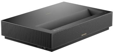 Formovie Cinema Edge Proiettore Laser TV Ultra Short Throw con schermo cinematografico ALR da 100, 4K UHD, 2300 lumen ANSI, Dolby Vision e Atmos, HDR10/HLG, Google TV, Netflix