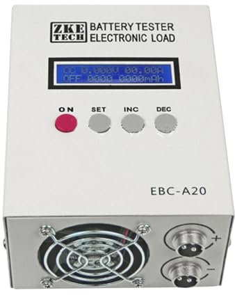 Li-Po Batteriekapazitätstester LCD Batterietestgerät Lithium Blei-Säure Batterie Kapazität Tester EBC-A20 12 * 15.5 * 8.5CM 85W