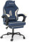 NSMAZXO Chaise Gaming Ergonomique-135° Réglable,Coussin Lombaire/Tête-Fauteuil Bureau avec Repose-Pieds, 360° Rotatif-PC/Jeu/Bureau-Adulte/Enfant-Tissu Technologique