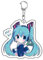 SXYNIO Niedliche Hatsune Mk Schlüsselanhänger Mk Acryl Schlüsselring Cartoon Charakter Miku Gedruckt Schlüssel Tasche Anhänger Zubehör