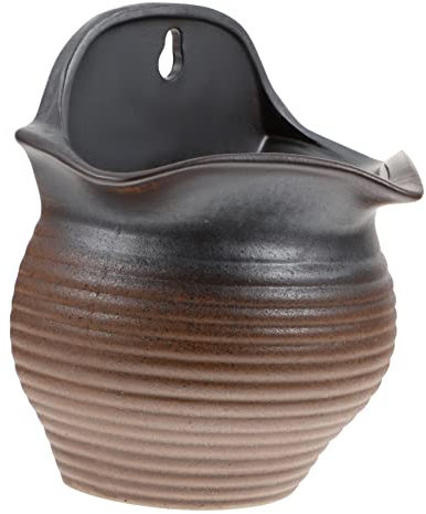 HANABASS 1 Pièce Pot de Fleurs Céramique Pot Suspendu Décoratif pour Plantes Chic pour Intérieur Extérieur