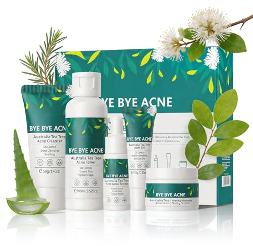 Autmor Set de Soins pour le Visage Complet Kit de Soins Visage Hydratant Nourrissant et Contrôle d'Huile Adapté à Tous les Types de Peau Idéal pour Cadeau Femme Beauté avec Mini Format de Voyage