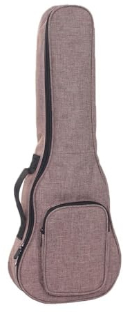 AIGOUT Ukulelen-Gigbag – 10 mm dicke Schaumstoffpolsterung, wasserdichter Ukulelen-Rucksack für 53,3 cm große Ukulele, verstellbare Schultergurte, ethnische Abdeckung, kompatibel mit Sopran-Konzert